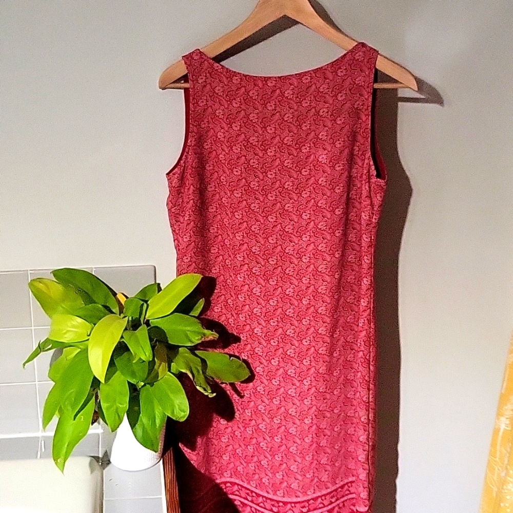 Paisley shift dress